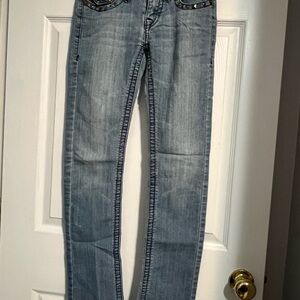 True Religion Blue Straight Leg Jeans Classic Style